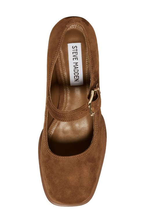 Steve Madden Lisbon Mary Jane Pump In Brown