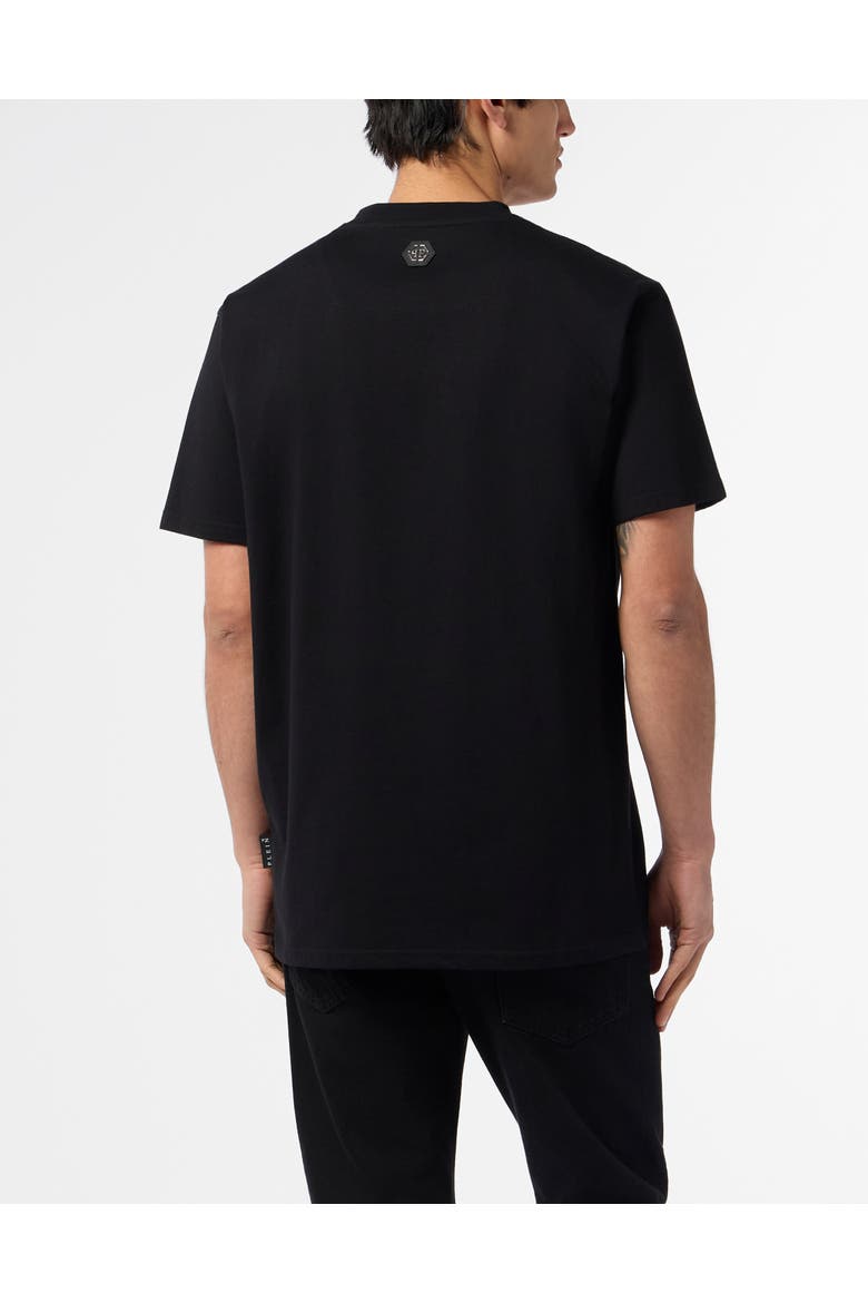 Round Neck T-Shirt Teddy Racing Men, Alternate, color, black