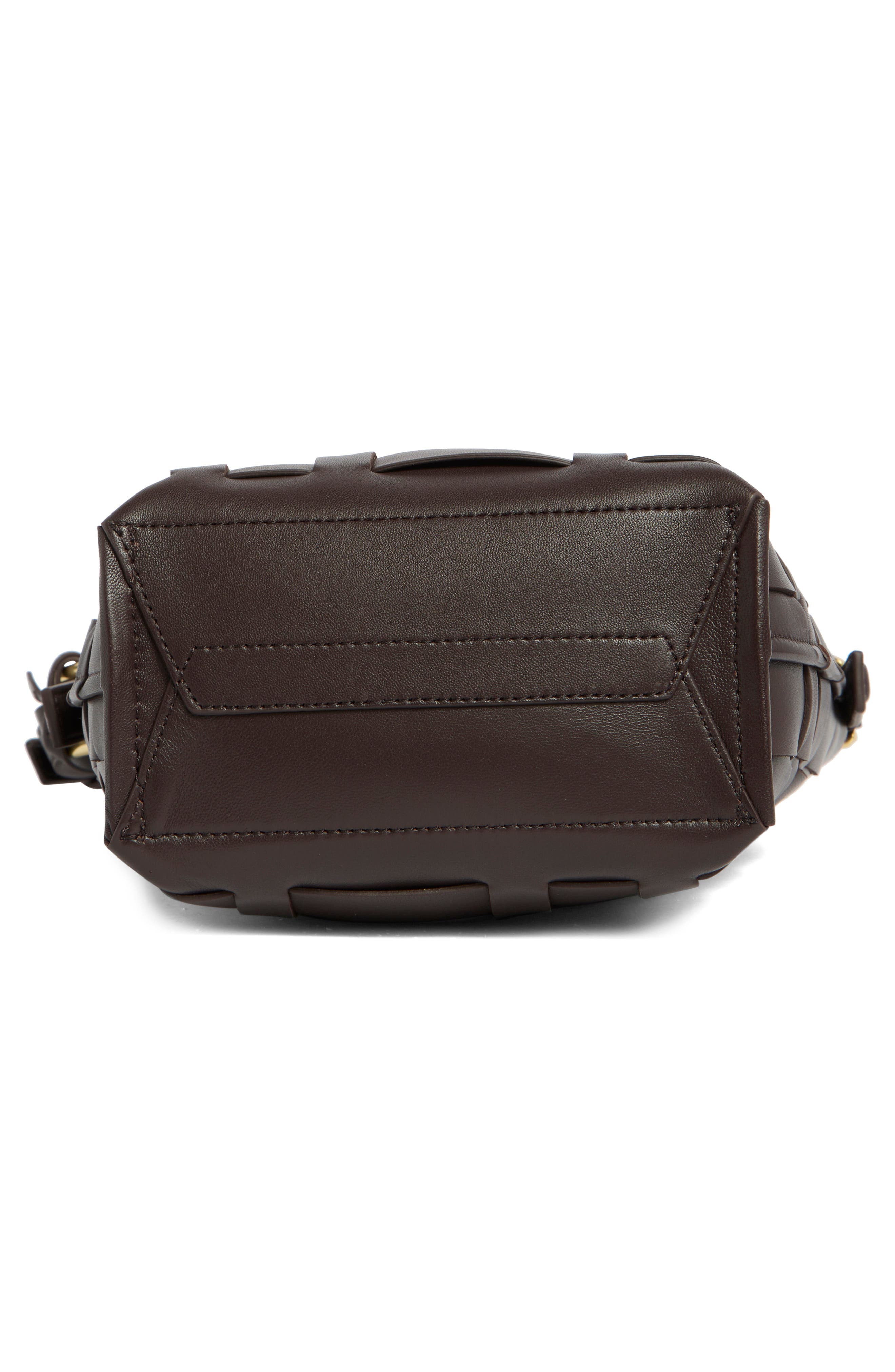 3.1 Phillip Lim Odita Leather Lattice Bucket Bag, Alternate, color, Chocolate