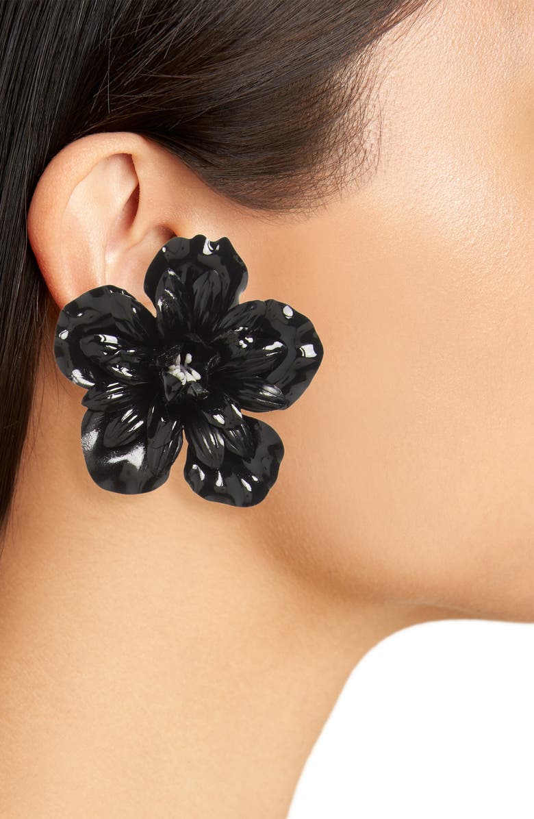 Isabel Marant Aloha Flower Earrings, Alternate, color, 