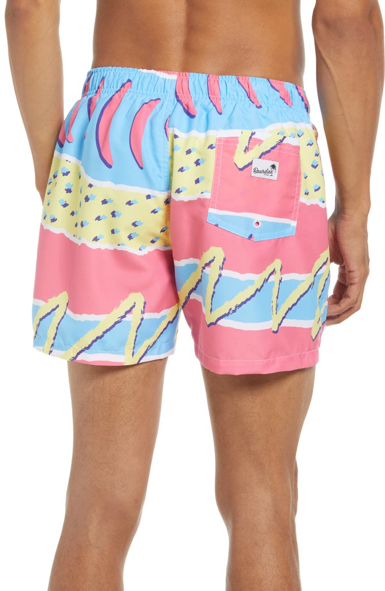 Boardies Print Swim Trunks, Alternate, color, 