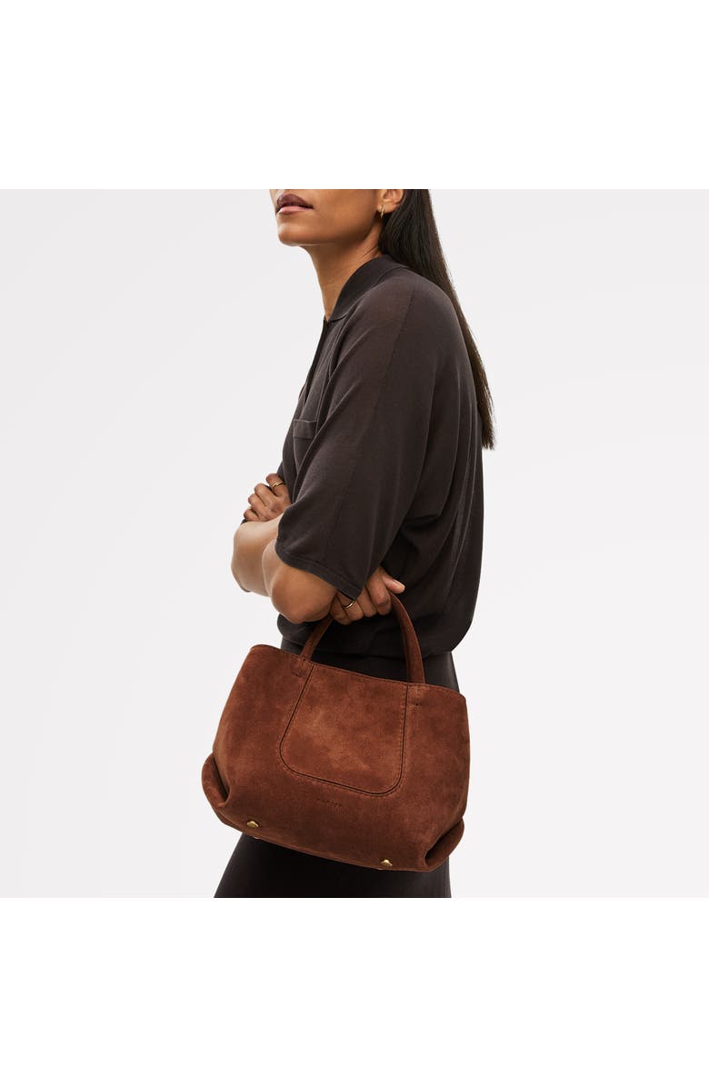 Radley The Compton - Suede Small Ziptop Satchel Bag, Alternate, color,