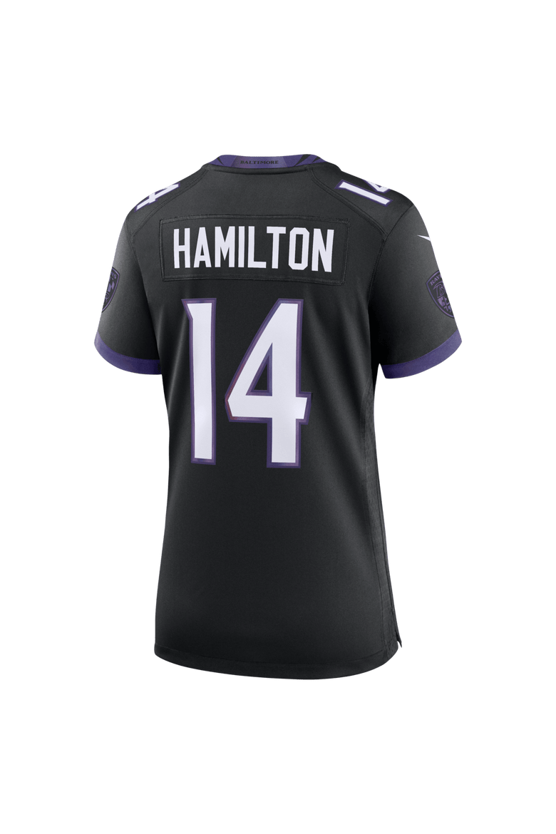 Women's Nike Kyle Hamilton Black Baltimore Ravens Alternate Game Jersey, Alternate, color, Black