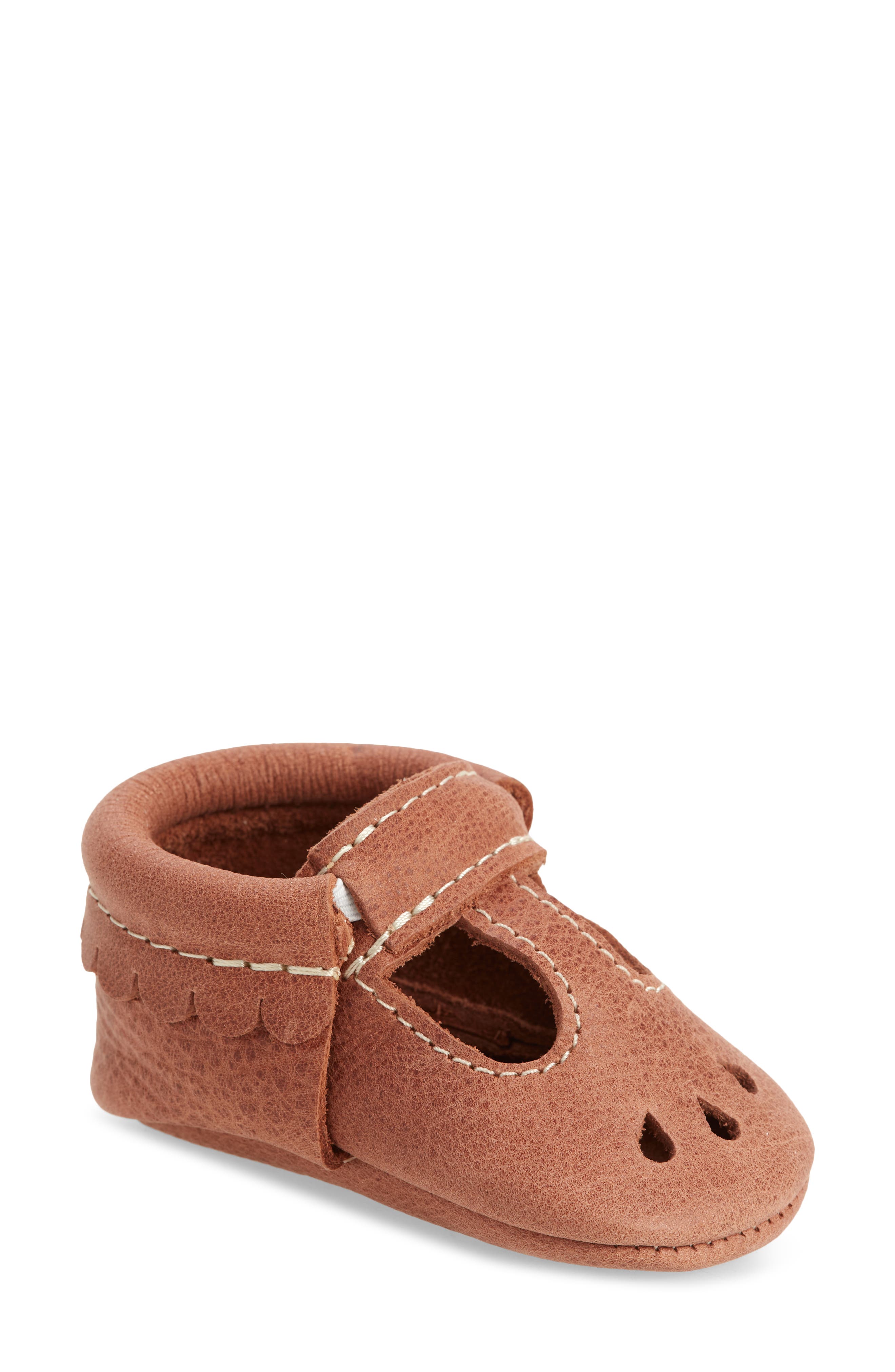 Freshly Picked Mary Jane Crib Shoe, Main, color, 