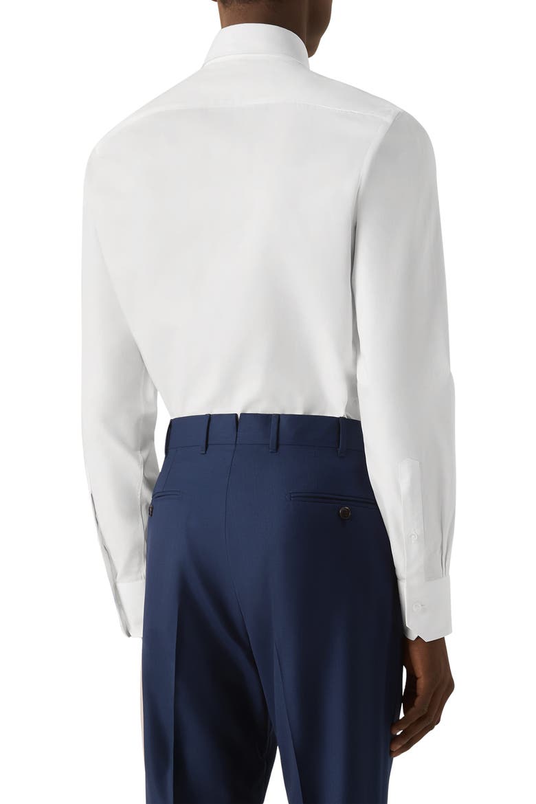 Trofeo Oasi Cotton Dress Shirt, Alternate, color, WHITE
