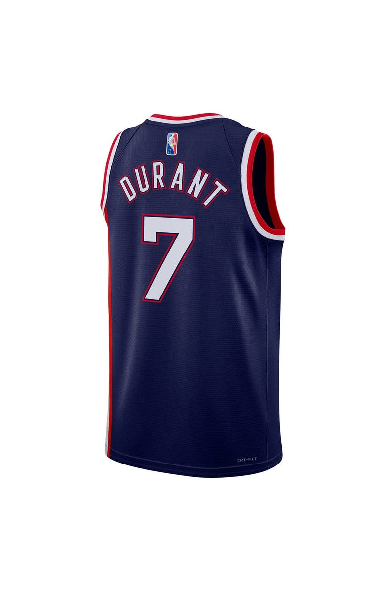 Nike Men's Nike Kevin Durant Navy Brooklyn Nets 2021/22 Swingman Jersey - City Edition, Alternate, color, 