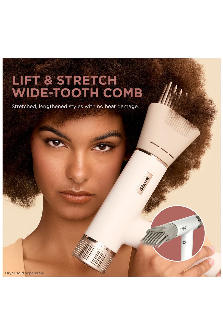 Speedstyle Lift & Stretch Wide-Tooth Comb Attachment, Alternate, color, STONE
