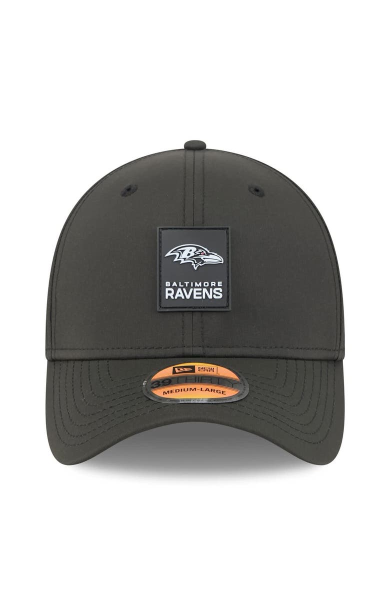 New Era Men's New Era Black Baltimore Ravens 2025 Sideline 39THIRTY Flex Hat, Alternate, color, Black