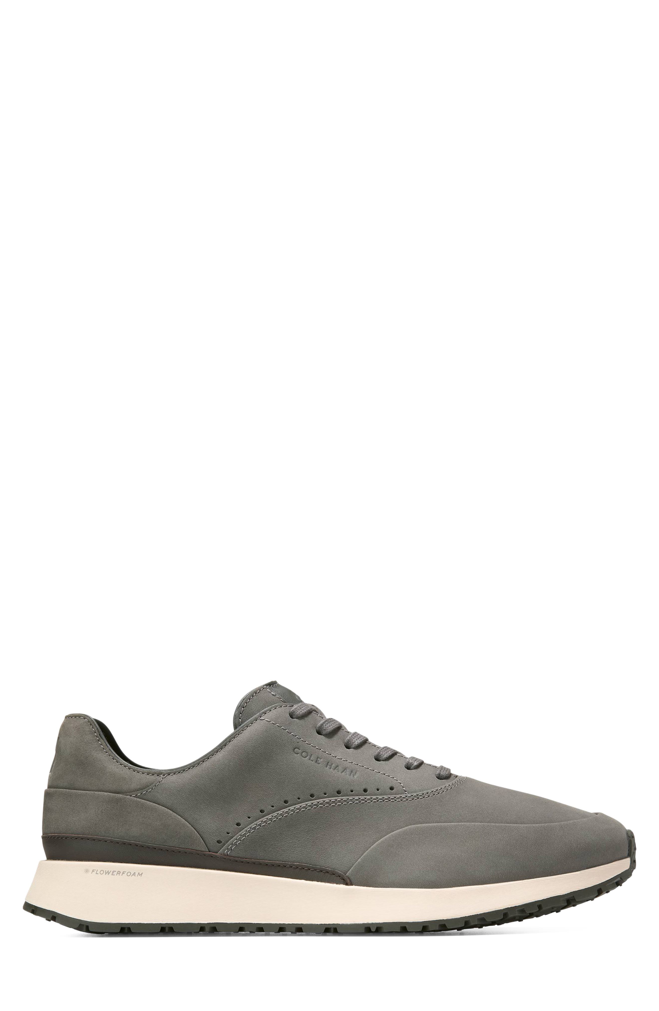 GrandPro Luxe Mile Sneaker, Alternate, color, CASTLEROCK NUBUCK / RAVEN