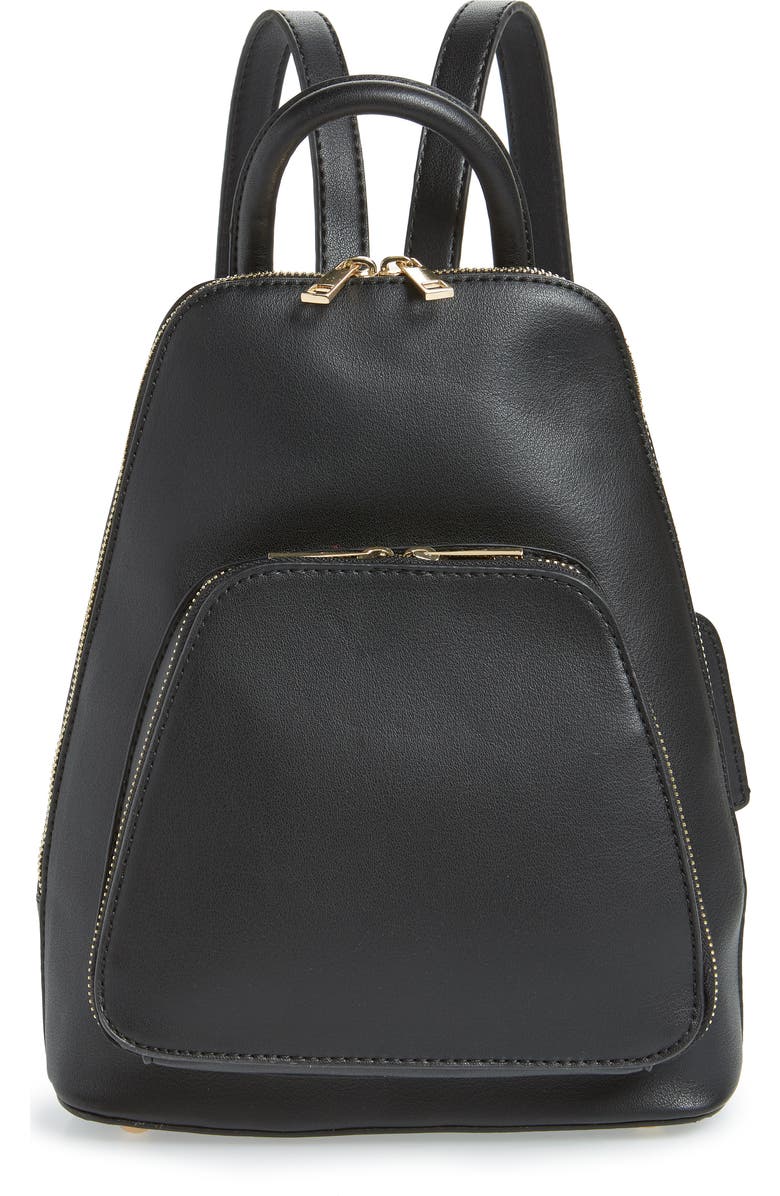 Sole Society Aushan Faux Leather Backpack, Main, color,