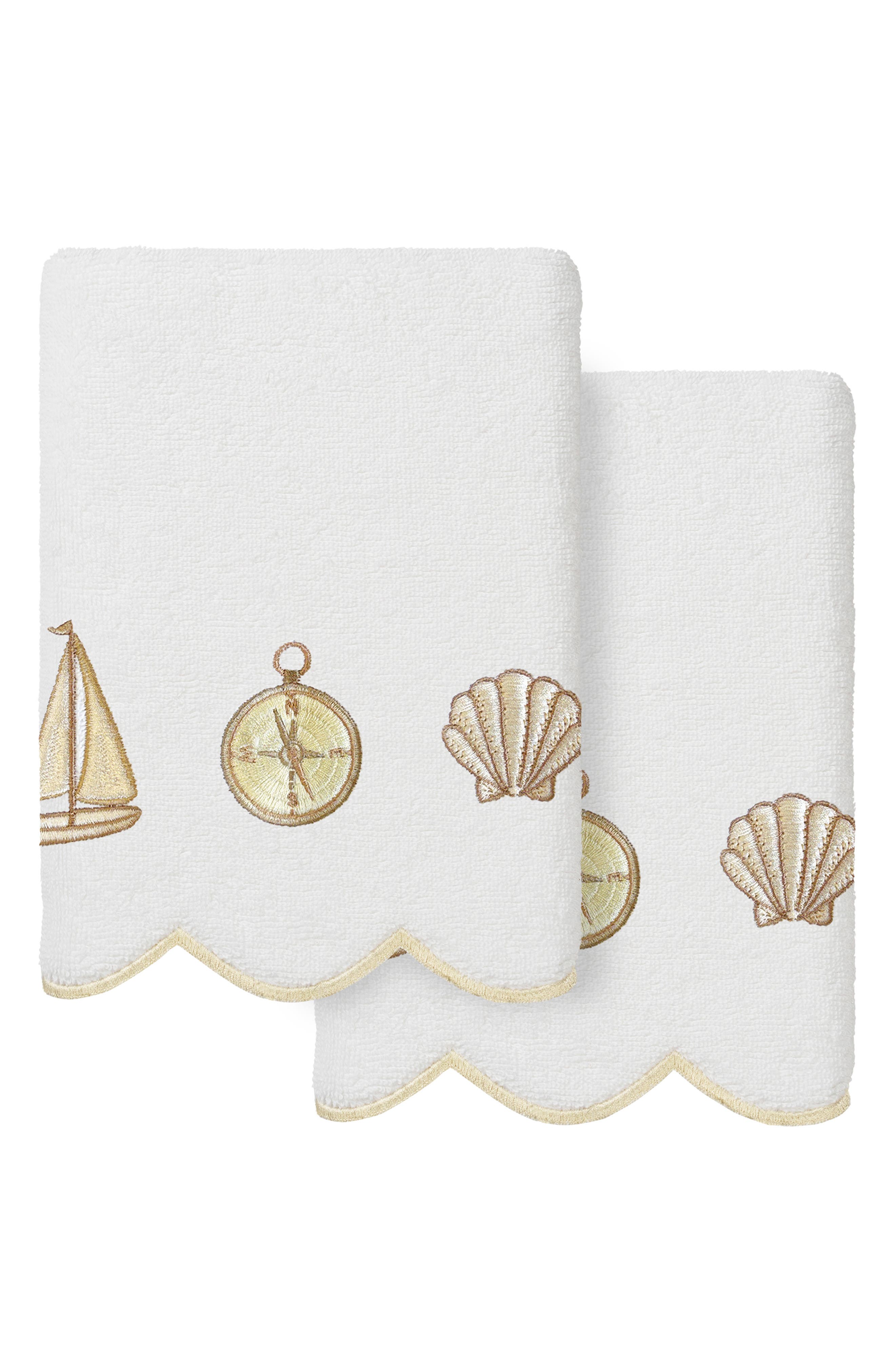 Sea Joy Scallop Pack of 2 Hand Towels