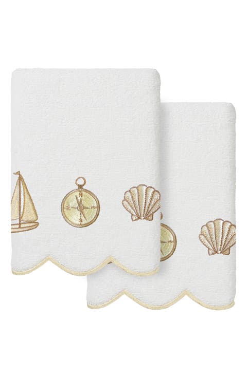 Sea Joy Scallop Pack of 2 Hand Towels