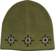 Nicole Miller Rustic Stud Beanie