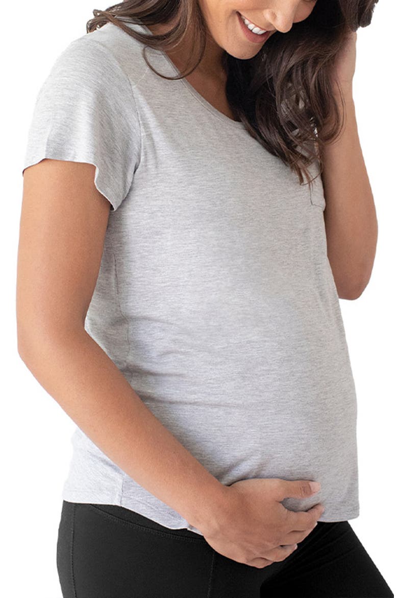 Everyday Maternity & Nursing T-shirt, Alternate, color, GREY HEATHER