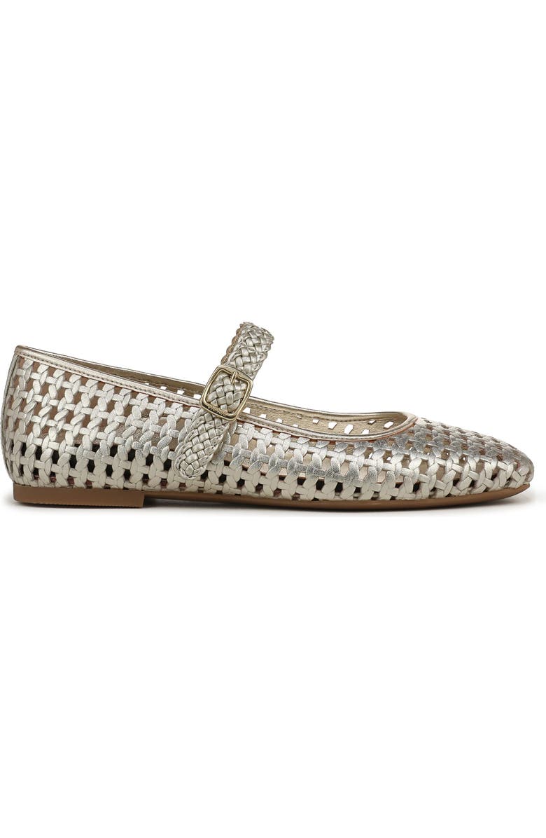 Vionic Alameda Woven Mary Jane Flat, Alternate, color, Gold