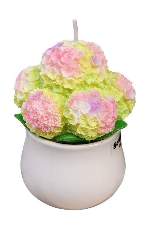 Southlake Gifts Hydrangea Candle In Green