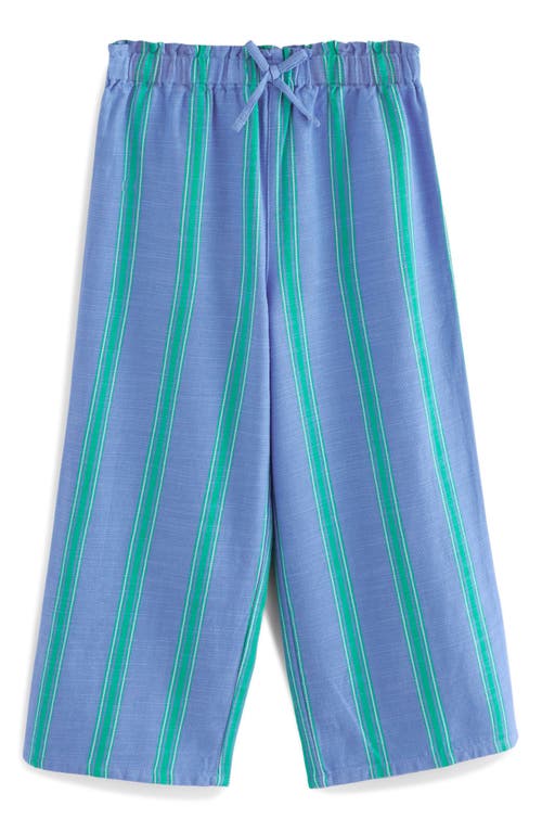 Next Kids' Stripe Wide Leg Pants In Blue