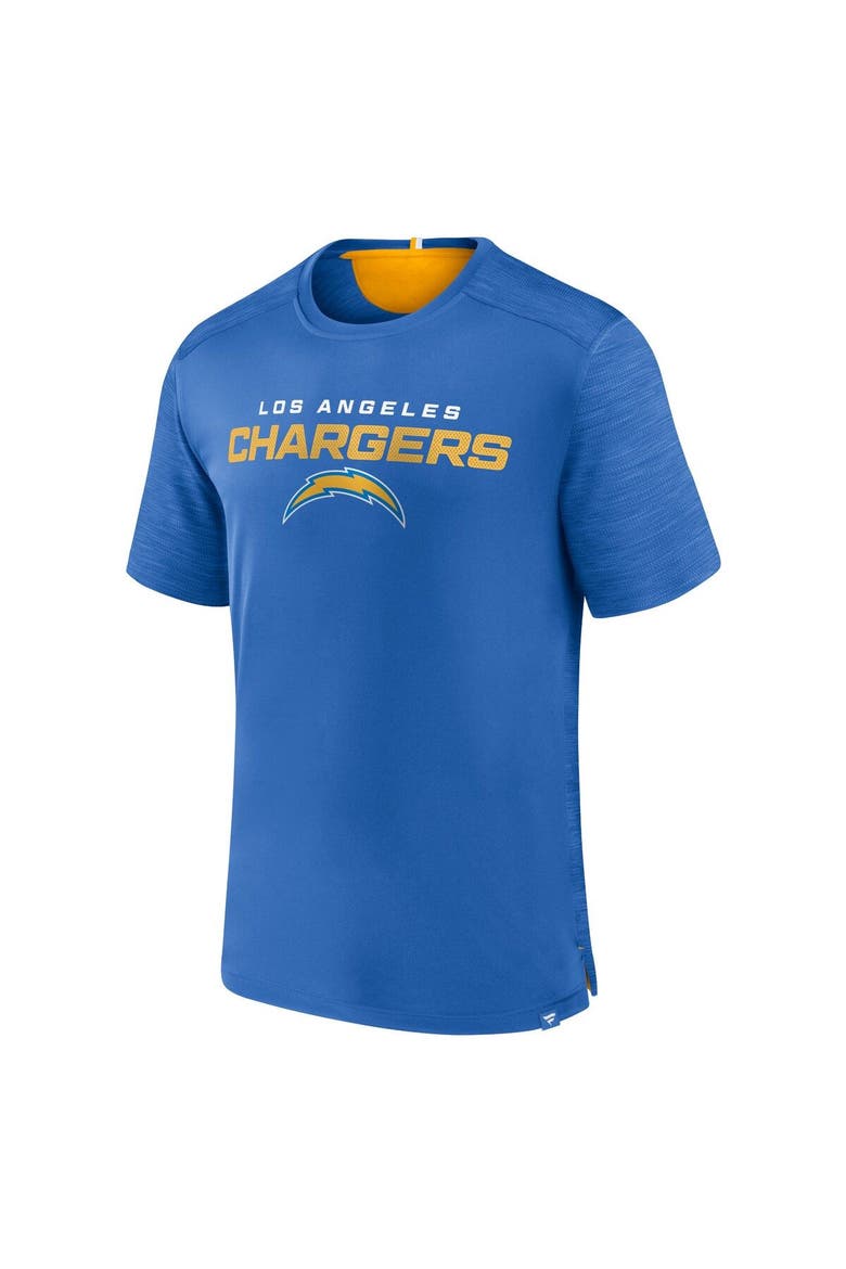 Men's Fanatics Branded Powder Blue Los Angeles Chargers Defender Evo T-Shirt, Alternate, color, Powder Blue