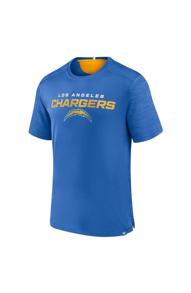 FANATICS Men's Fanatics Branded Powder Blue Los Angeles Chargers Defender Evo T-Shirt, Alternate, color,