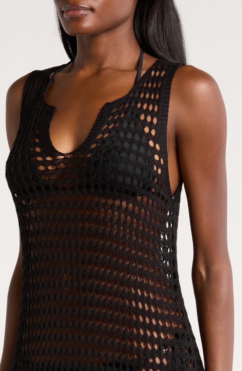 Nordstrom Open Stitch Cover-Up Dress, Alternate, color, 