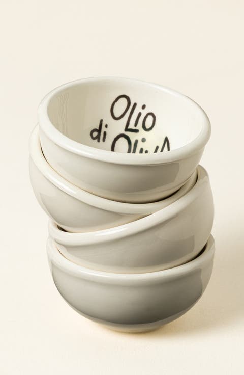 Hand-Painted Italian Dipping Bowls - Set of 4 by Rosanna s Inc