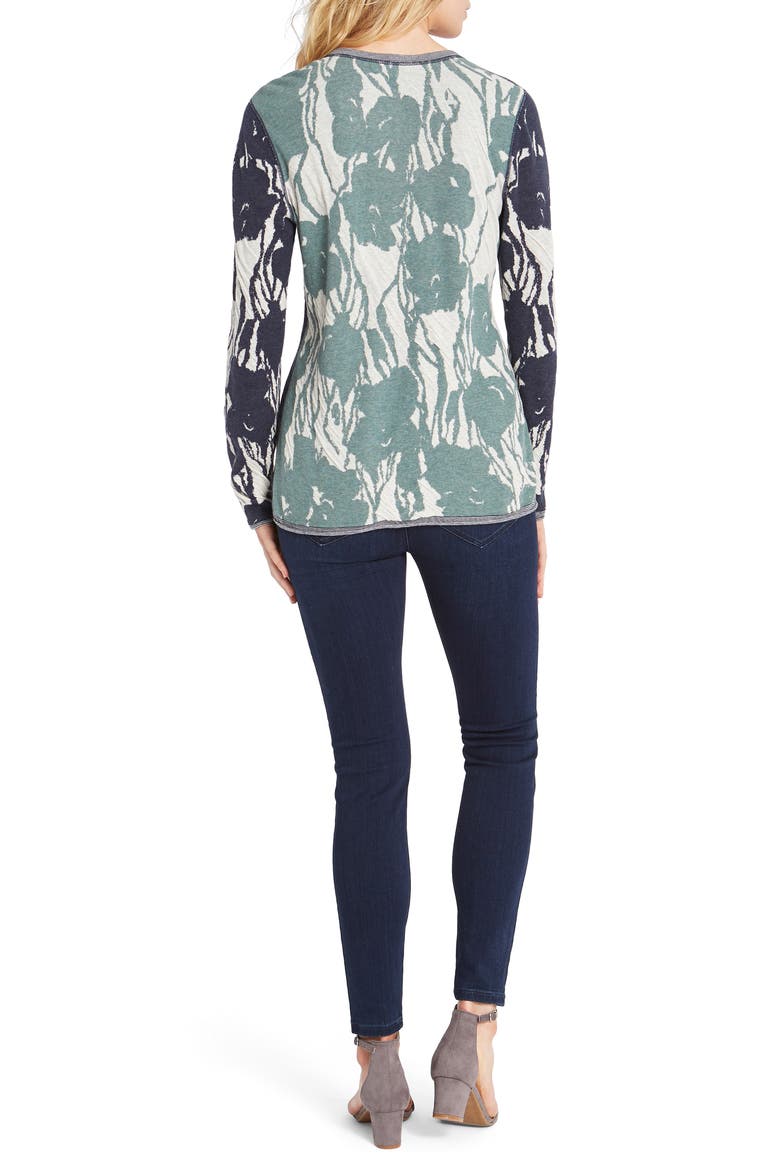 Wildflower Sweater, Alternate, color, INDIGO MULTI