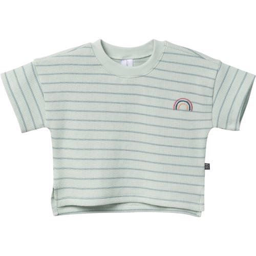 Modern Moments™ By Gerber Drop Shoulder Top And Shorts Set In Lt Sky Stripe