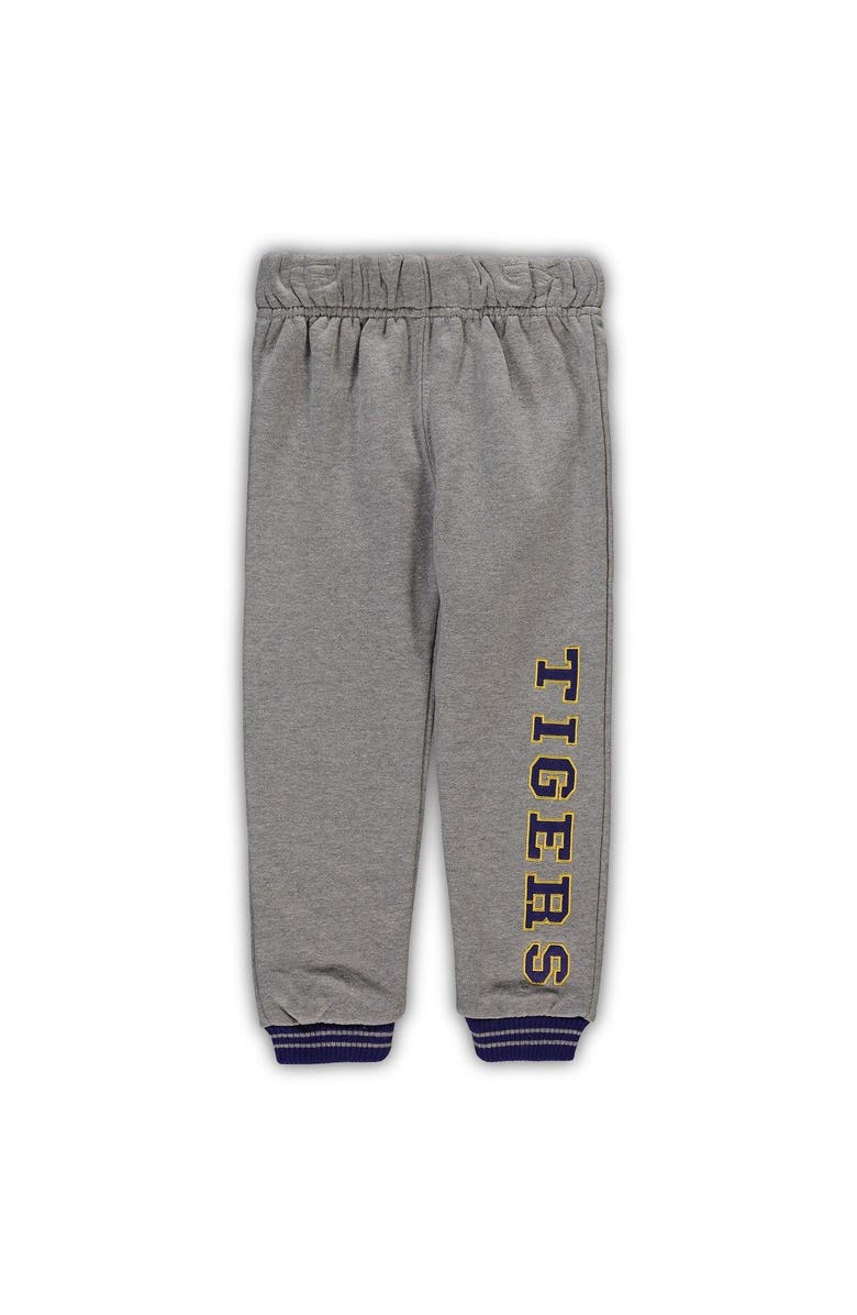 COLOSSEUM Toddler Colosseum Purple/Heathered Gray LSU Tigers Poppies Hoodie and Sweatpants Set, Alternate, color, Purple