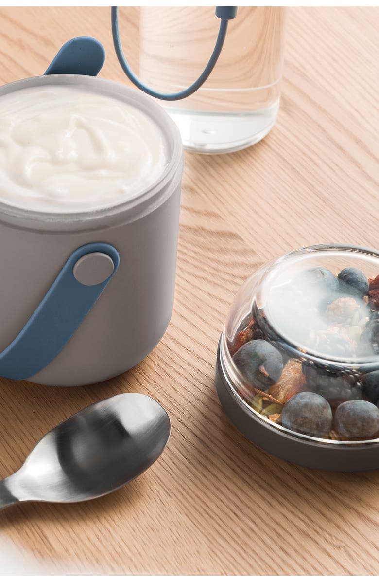 BergHOFF Grey/Blue Leo 0.5qt Dual Lunch Pot, Alternate, color, Grey/Blue