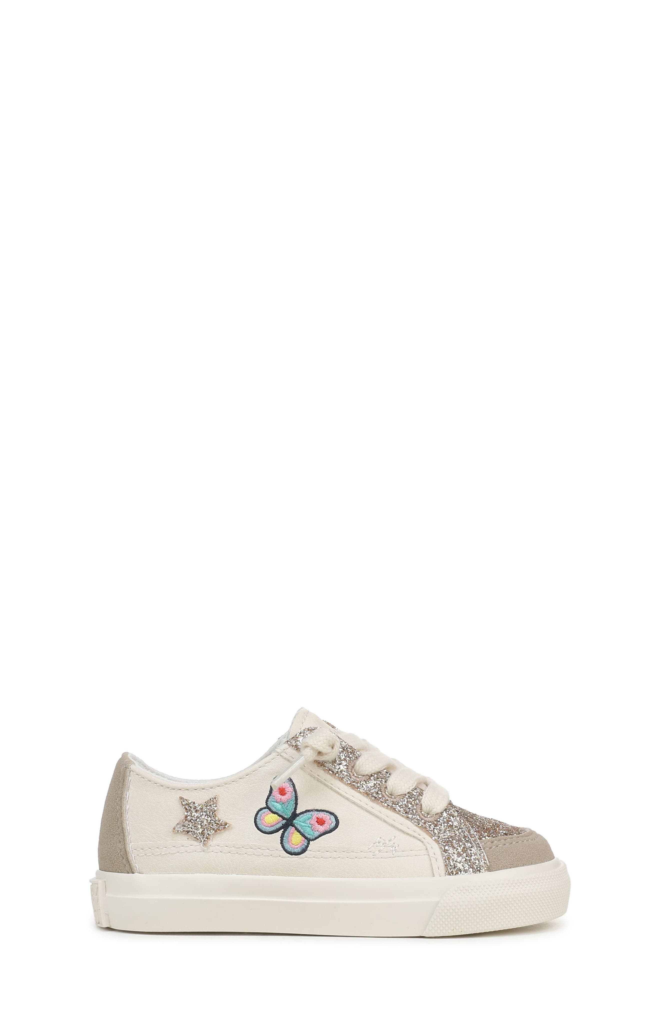 Blowfish Malibu Kids' Pebble 3-K Faux Leather Sneaker, Alternate, color, Cream Gold