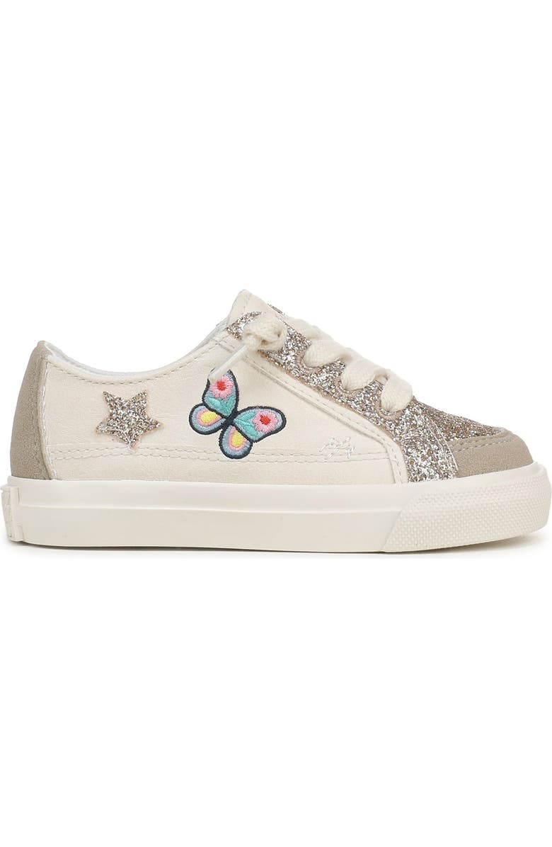 Blowfish Malibu Kids' Pebble 3-K Faux Leather Sneaker, Alternate, color, Cream Gold