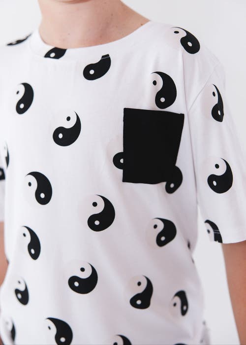 Charlie Lou Baby ® Yin & Yang T-shirt In White