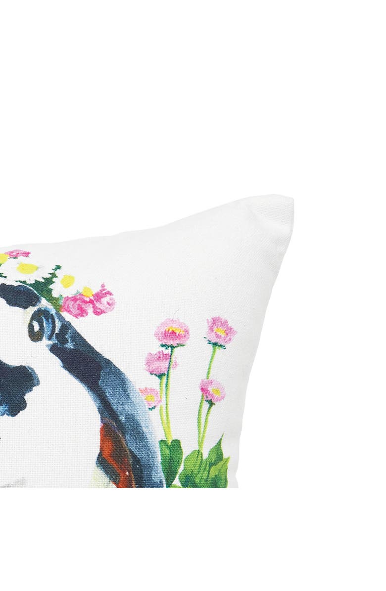 C&F Home Easter Bunny & Ducks HD Printed Cotton Blend Mini Accent Pillow 10" x 10", Alternate, color, White