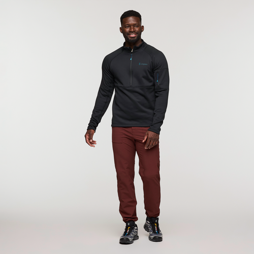 Cotopaxi Tempa Fleece Half-zip Pullover In Black