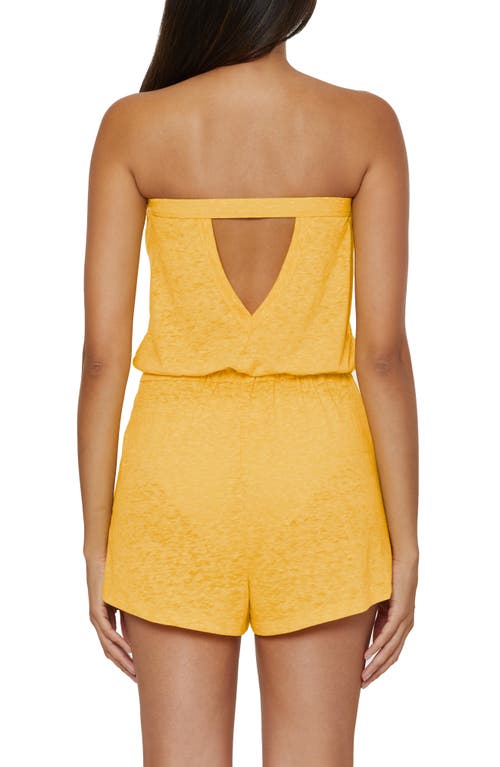 Becca Beach Date Strapless Cover-up Romper