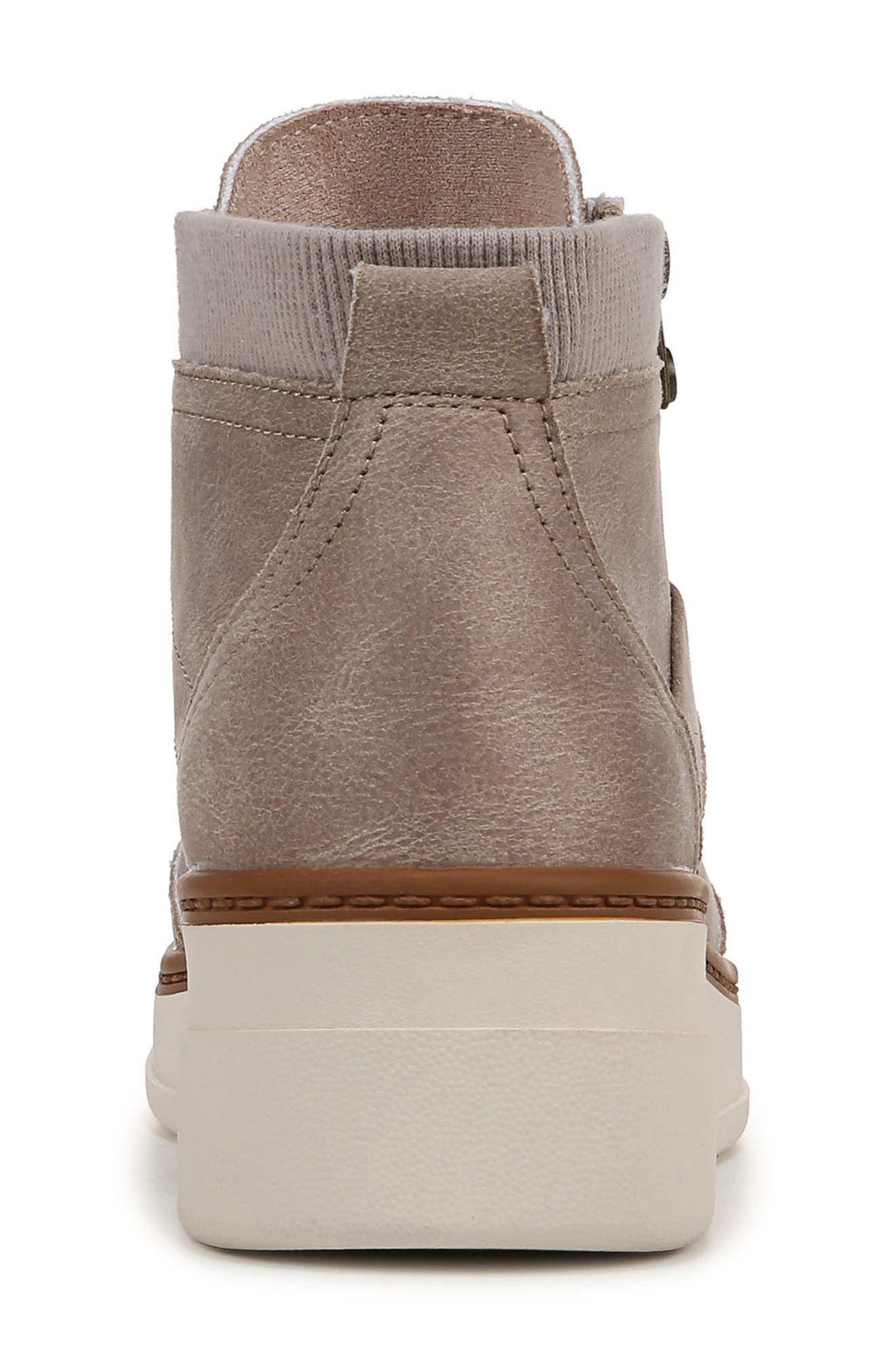 Blowfish Malibu Camden Wedge Sneaker, Alternate, color, Mushroom Microsuede
