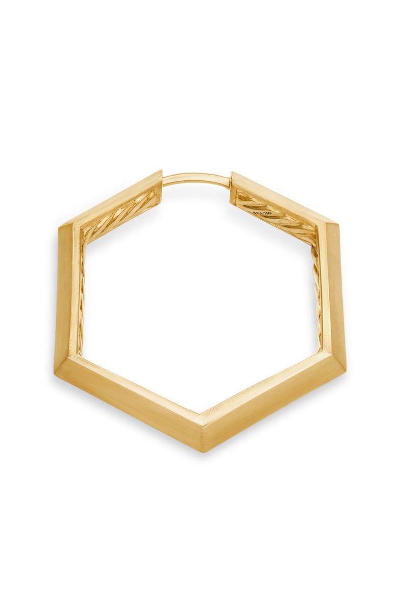 David Yurman Bold Hexagon Hoop Earrings, Alternate, color,