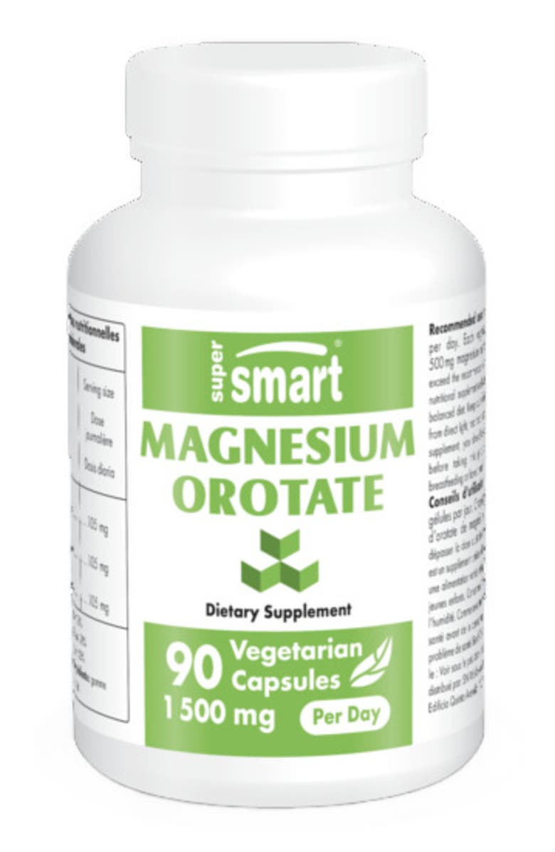SuperSmart Magnesium Orotate 1500mg, Main, color, NO COLOR