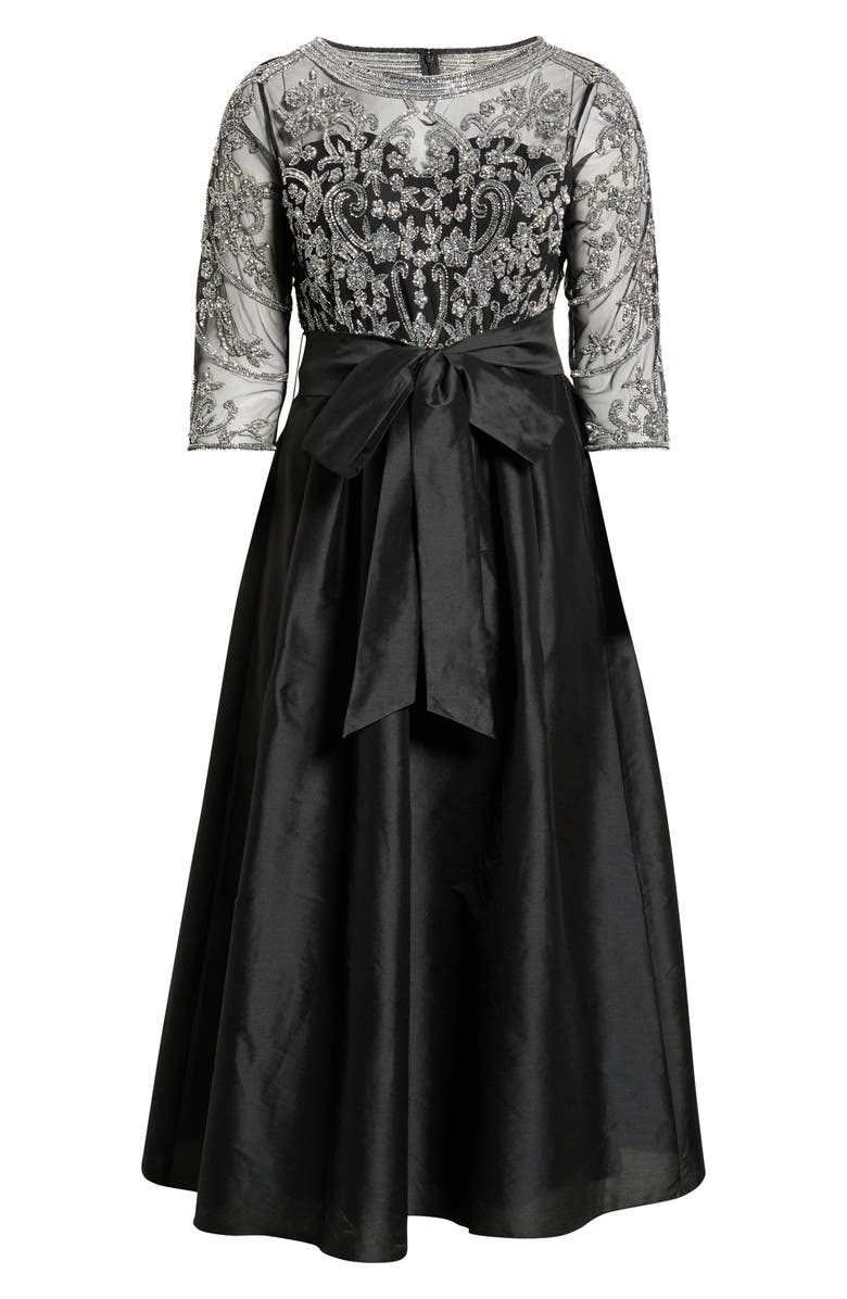 Pisarro Nights Beaded Taffeta Gown, Main, color, 