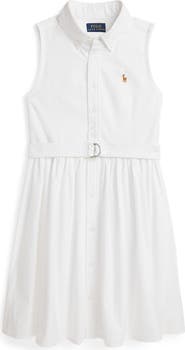Polo Ralph Lauren Kids' Sleeveless Cotton Oxford Dress
