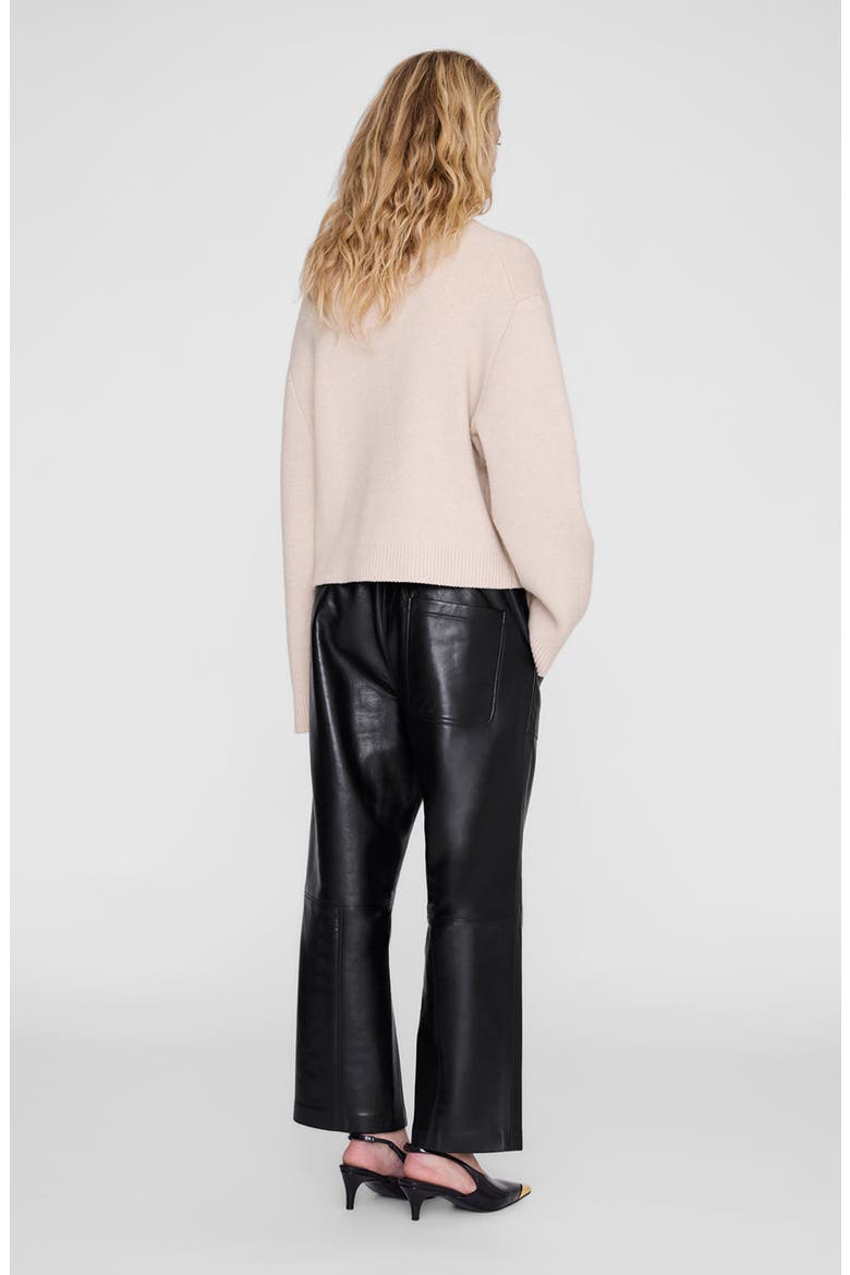 Billy Recycled Leather Pant, Alternate, color, Black