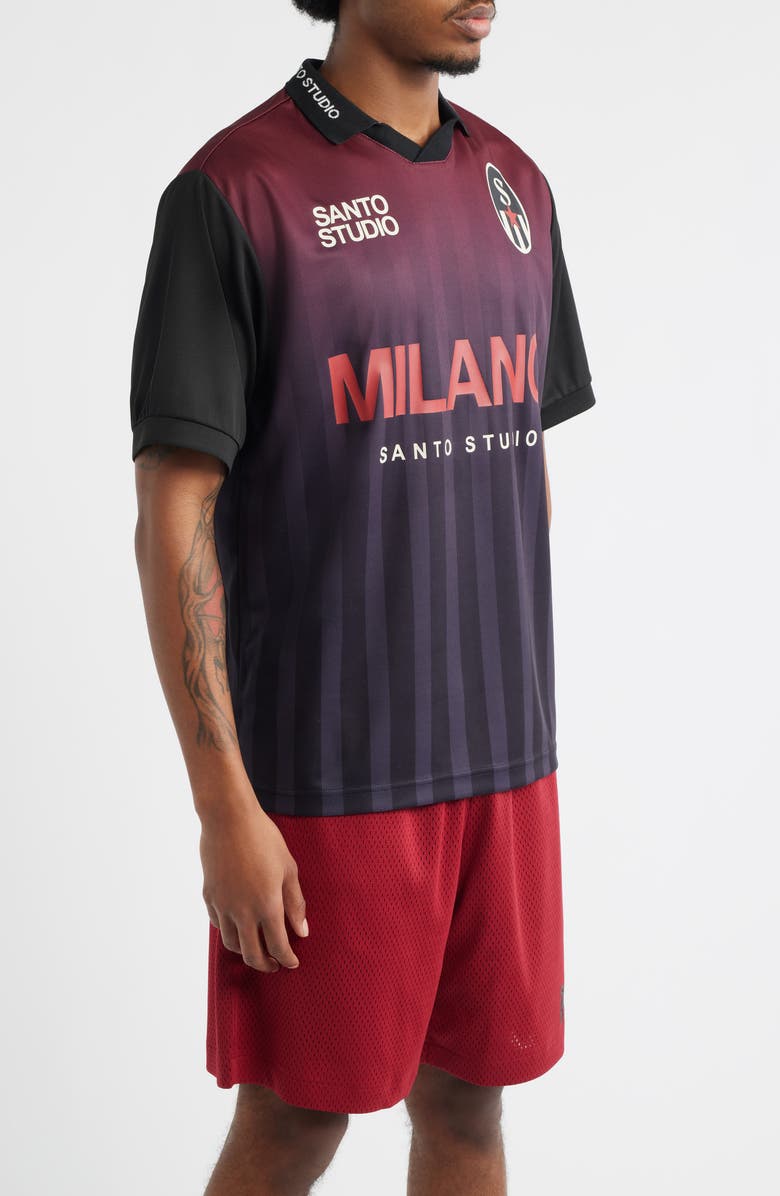 SANTO STUDIO Milano Team Jersey, Alternate, color, Red/ Burgundy Multi