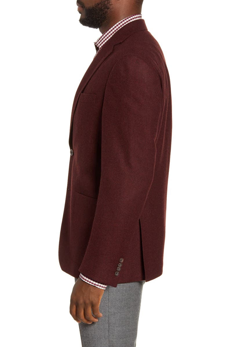 David Donahue Aiden Classic Fit Solid Wool Sport Coat, Alternate, color,