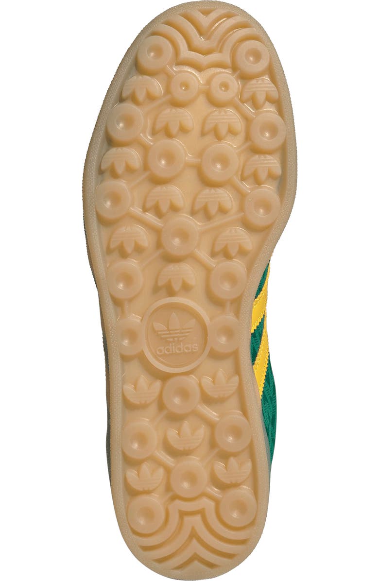 adidas Gazelle Indoor Sneaker, Alternate, color, Bold Green/ Eqt Yellow/ Gum 3