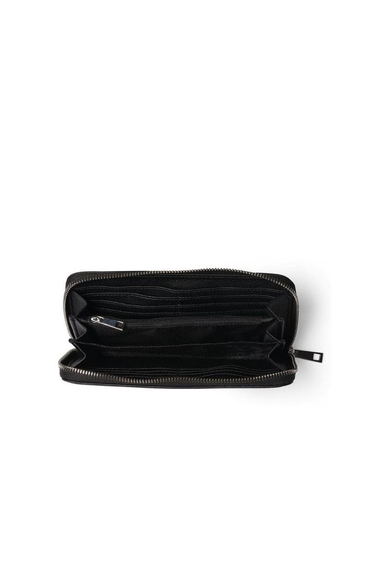 The Meli - Vegan Leather Wallet, Alternate, color, Black