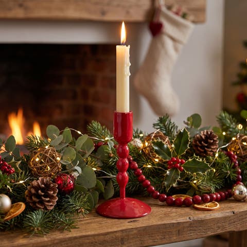 Enameled Cast Iron Taper Holder