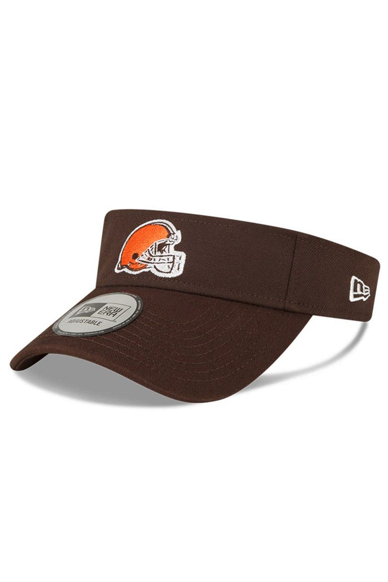 Men's New Era Brown Cleveland Browns 2022 Sideline Adjustable Visor, Alternate, color, Brown