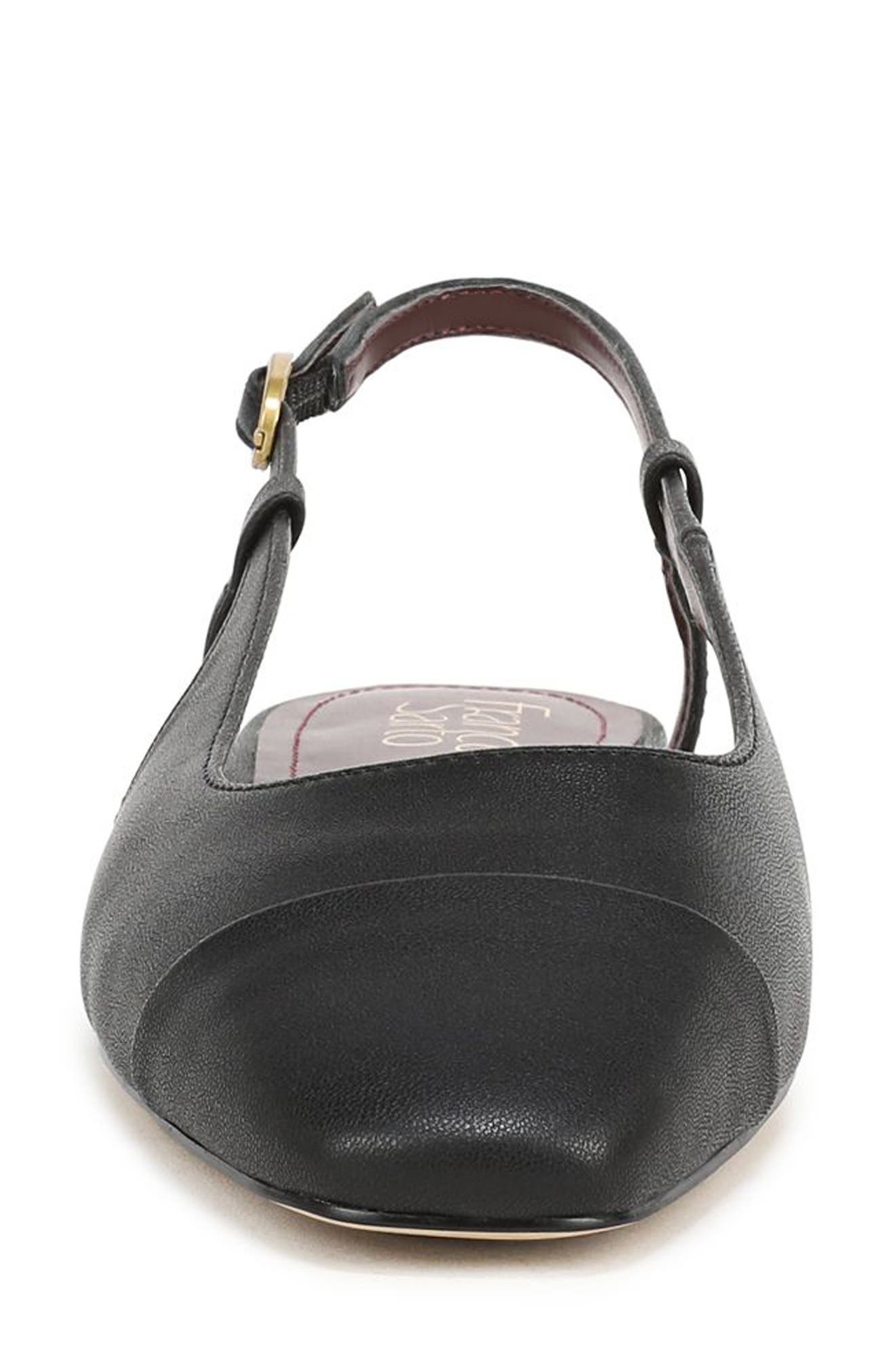 Virai Slingback Flat, Alternate, color, BLACK