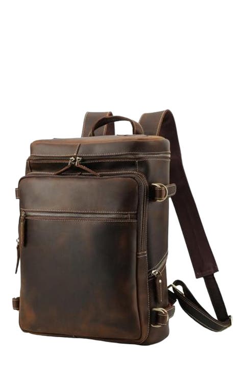 The Raoul Backpack | Handmade Vintage Leather Backpack