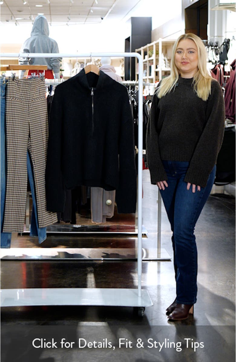 Jackson Quarter-Zip Organic Cotton Blend Pullover, sales video thumbnail